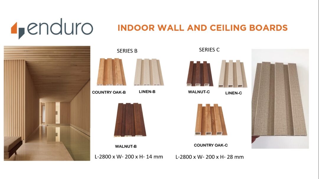 Enduro Indoor Wall and Ceiling Boards