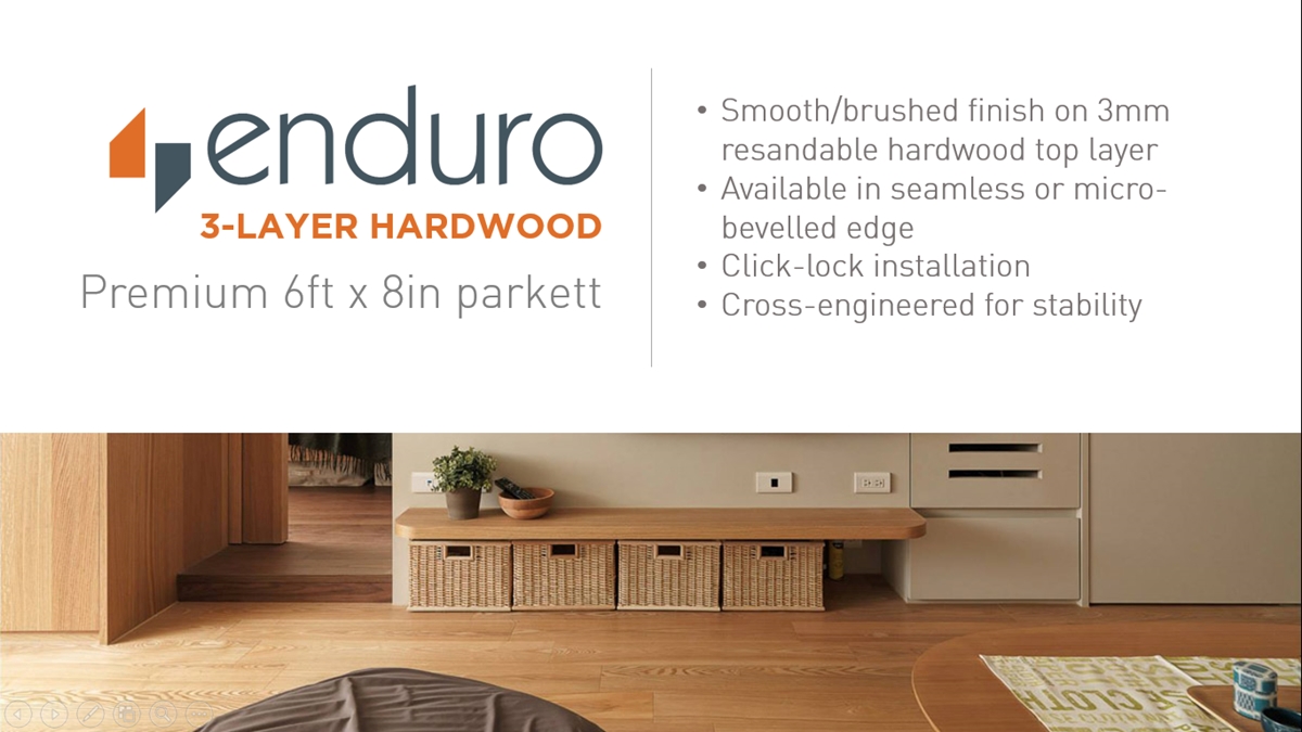 Enduro 3 Layer Hardwood