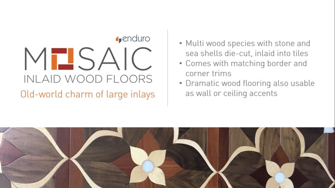 Enduro Mosaic Inlaid Wood Floors